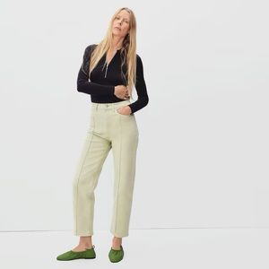 Everlane Way High Jean size 27 in Green Tea